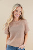 Forever Chic Lightweight Open Weave Dolman Sleeve Sweater