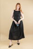 True Beauty A-Line Polka Dot Drop Waist Midi Dress