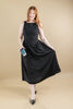 True Beauty A-Line Polka Dot Drop Waist Midi Dress