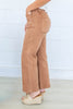 Cafe Kissed Patch Pocket Cropped Jeans