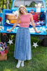 Plaid Romance Plaid Sleeveless Boatneck Top
