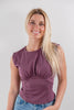 Drawn Together Corset Waist Sleeveless Top