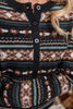 Alpine Darling Fair Isle Button Front Cardigan