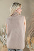 Cozy Cool Sleeveless Turtleneck Sweater