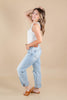 Loop Me In Bandana Loop Boyfriend Jeans