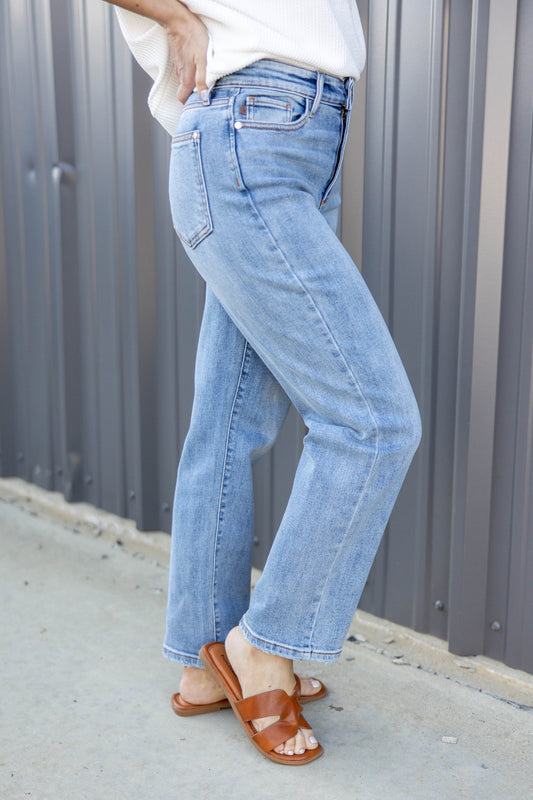 True Blue Straight Leg Jeans