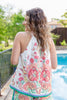 Wildflower Kiss Sleeveless Floral Print Top