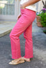 Bright Ideas Straight Leg Coral Red Jeans