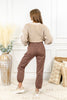 Cocoa Beach Brown Jogger Mica Denim Jeans