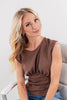 Drawn Together Corset Waist Sleeveless Top
