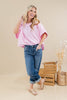 Daily Obsession Oversized Dolman Sleeve Cotton Blend Tee