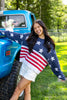 Firework Feels American Flag Crew Neck Sweater
