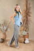 Blue Jean Baby Button Down Sleeveless Denim Vest