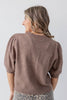 Classic Charm Wool Blend Short Sleeve Cardigan Sweater