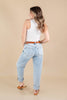 Loop Me In Bandana Loop Boyfriend Jeans