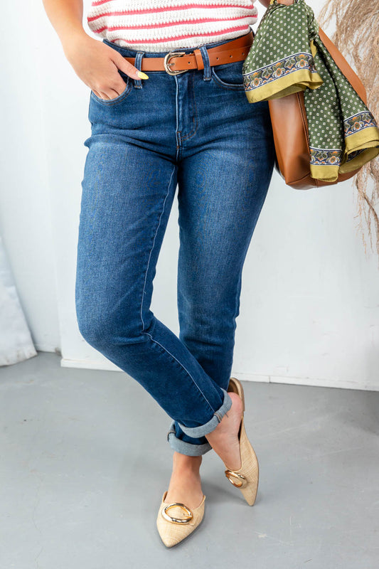 Ride or Die Non-Distressed Slim Fit Jeans