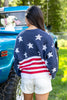Firework Feels American Flag Crew Neck Sweater