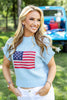USA Energy American Flag Cotton Blend Sweater