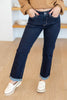 You Got This Super Dark Wash Straight Leg Jeans