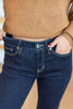 You Got This Super Dark Wash Straight Leg Jeans