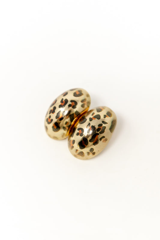 Wildly Gorgeous Leopard Print Earrings