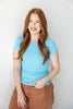 Weekend Daydreams Cotton Blend Crew Neck Tee