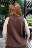 Sculpted Ease Mock Neck Sleeveless Top