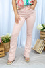 Rosy Dream Pink Bootcut Jeans