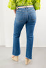 Leading Lady Comfort Stretch Frayed Hem Kick Flare Jeans