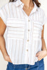 Calm Currents Button Down Top