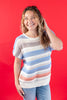 Sunny Honey Striped Short Sleeve Top
