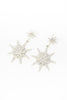 Starburst Shimmer Rhinestone Earrings