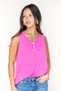 Can't Be Bothered Henley Tank Top