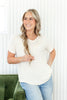 *DOORBUSTER* Luxe Layer Short Sleeve V-neck Top