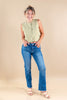 Leading Lady Medium Wash Comfort Stretch Kick Flare Jeans