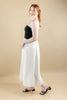 Modern Whisper Two-Tone Cotton Blend Strapless Dress