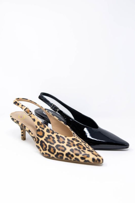 Wild Love Slingback Kitten Heel