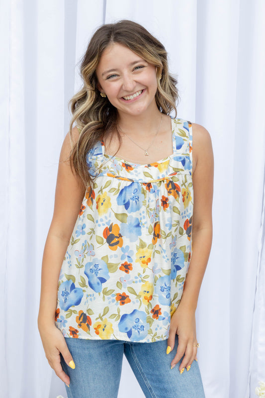 Sunshine Bloom Tank Top