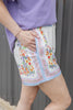 Pick Me Petals Floral Linen Blend Shorts