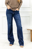 Midnight in Paris Wide Leg Super Long Jeans