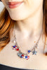 Party In America Charm Necklace