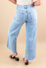 Smooth Operator Wide Leg Crop Jeans