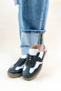 Model Street Black & White Slip On Sneakers