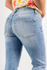 Made to Move Mid Rise Stretch Slim Bootcut Jeans