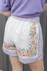 Pick Me Petals Floral Linen Blend Shorts