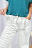 Read Between The Lines Striped Wide Leg Jeans