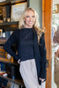Grab & Go Ribbed Open Front Waffle Knit Cardigan