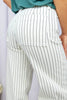 Read Between The Lines Striped Wide Leg Jeans