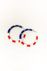 Stars and Glory Hoop Earrings