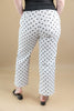 Dotty Darling Polka Dot Wide Leg Ankle Length Pants